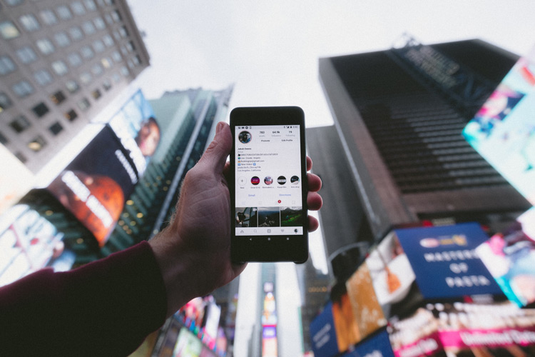 a person holding a celphone